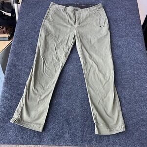 Oakley Pants Mens 34x28 Olive Green Performance Golf Chino Stretch Lightweight